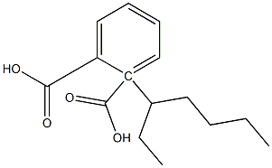 (-)-フタル酸水素1-[(R)-1-エチルペンチル] 化学構造式