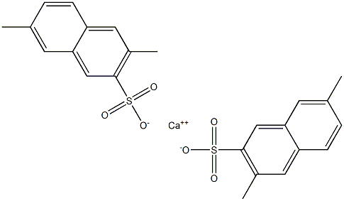 Bis(3,7-dimethyl-2-naphthalenesulfonic acid)calcium salt 结构式