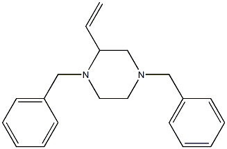 1,4-Dibenzyl-2-vinylpiperazine,126544-40-9,结构式
