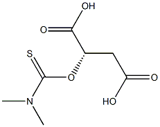 [S,(+)]-[(Dimethylthiocarbamoyl)oxy]succinic acid Structure