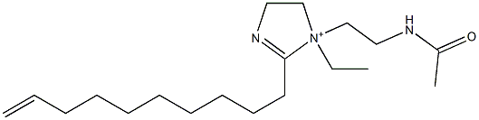 1-[2-(Acetylamino)ethyl]-2-(9-decenyl)-1-ethyl-2-imidazoline-1-ium,,结构式
