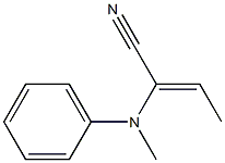 2-[Phenyl(methyl)amino]-2-butenenitrile|