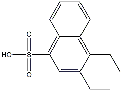 3,4-Diethyl-1-naphthalenesulfonic acid Structure