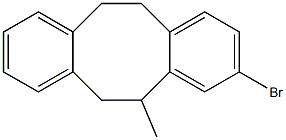 3-Bromo-5,6,11,12-tetrahydro-5-methyldibenzo[a,e]cyclooctene,,结构式