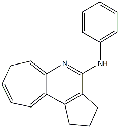 1,2,3,7-Tetrahydro-N-phenylcyclohepta[b]cyclopenta[d]pyridin-4-amine Structure