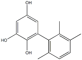 6-(2,3,6-Trimethylphenyl)benzene-1,2,4-triol,,结构式