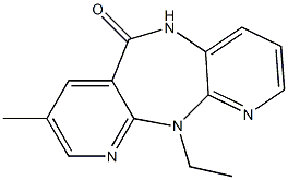 5,11-Dihydro-11-ethyl-8-methyl-6H-dipyrido[3,2-b:2',3'-e][1,4]diazepin-6-one Structure