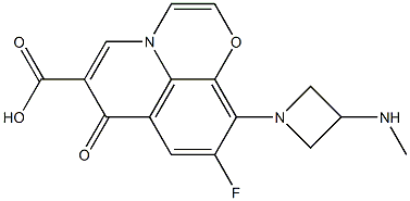 9-Fluoro-10-[3-(methylamino)azetidin-1-yl]-7-oxo-7H-pyrido[1,2,3-de]-1,4-benzoxazine-6-carboxylic acid