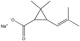 3-Isobutenyl-2,2-dimethyl-1-cyclopropanecarboxylic acid sodium salt