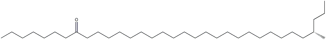 [S,(+)]-30-Methyltritriacontane-8-one Structure