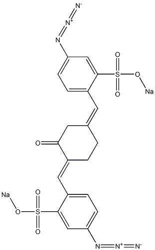 2,5-Bis[[4-azido-2-(sodiosulfo)phenyl]methylene]cyclohexanone