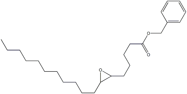 6,7-Epoxystearic acid benzyl ester,,结构式