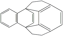 9,10-Dihydro-1,9:4,10-diethano-9,10-ethenoanthracene Struktur
