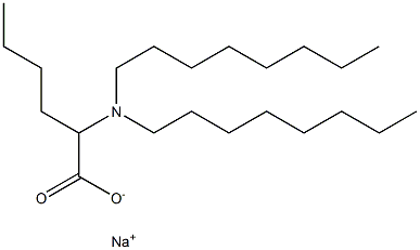 2-(Dioctylamino)hexanoic acid sodium salt