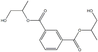 Isophthalic acid bis(2-hydroxy-1-methylethyl) ester,,结构式