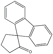 スピロ[9H-フルオレン-9,1'-シクロペンタン]-2'-オン 化学構造式