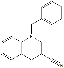 1-Benzyl-1,4-dihydroquinoline-3-carbonitrile Struktur