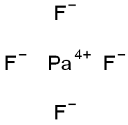 Protactinium(IV) tetrafluoride 结构式