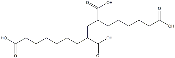 1,6,8,14-Tetradecanetetracarboxylic acid Struktur