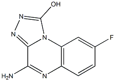 4-Amino-8-fluoro-1-hydroxy[1,2,4]triazolo[4,3-a]quinoxaline Struktur