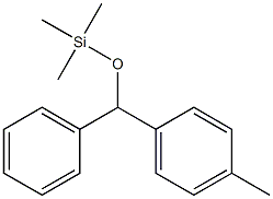 Phenyl(4-methylphenyl)(trimethylsiloxy)methane Struktur