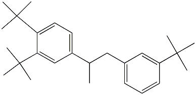 2-(3,4-Di-tert-butylphenyl)-1-(3-tert-butylphenyl)propane Structure