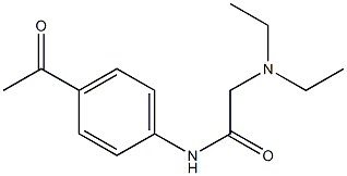 4'-Acetyl-2-(diethylamino)acetanilide,,结构式