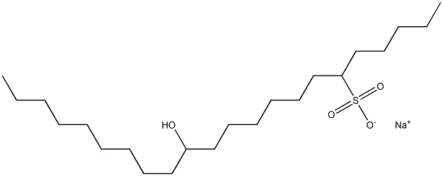  13-Hydroxydocosane-6-sulfonic acid sodium salt