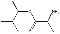 (S)-2-Aminopropanoic acid (R)-1,2-dimethylpropyl ester Structure