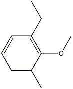 1-Methoxy-2-methyl-6-ethylbenzene Struktur