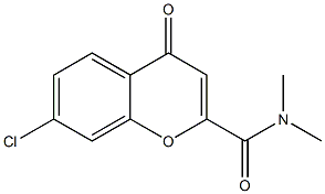 7-Chloro-2-[(dimethylamino)carbonyl]-4H-1-benzopyran-4-one