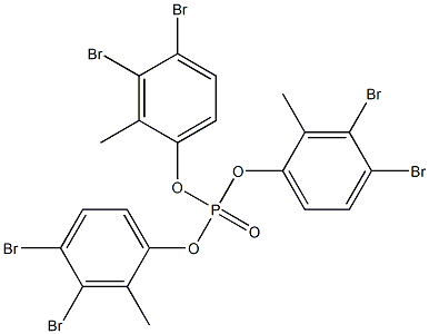 Phosphoric acid tris(3,4-dibromo-2-methylphenyl) ester