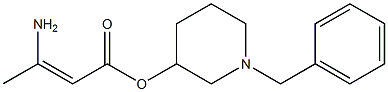 3-Amino-2-butenoic acid 1-benzyl-3-piperidinyl ester