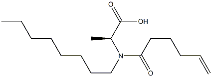 N-(5-Hexenoyl)-N-octylalanine