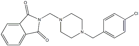  N-[[4-(p-Chlorobenzyl)-1-piperazinyl]methyl]phthalimide