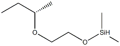 [S,(+)]-sec-Butoxyethoxydimethylsilane Structure