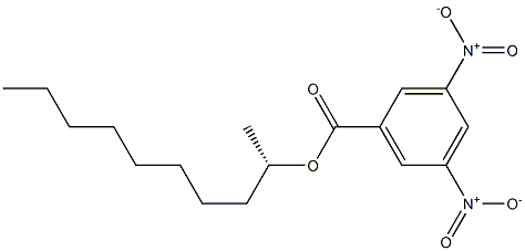 (+)-3,5-Dinitrobenzoic acid (S)-1-methylnonyl ester Structure