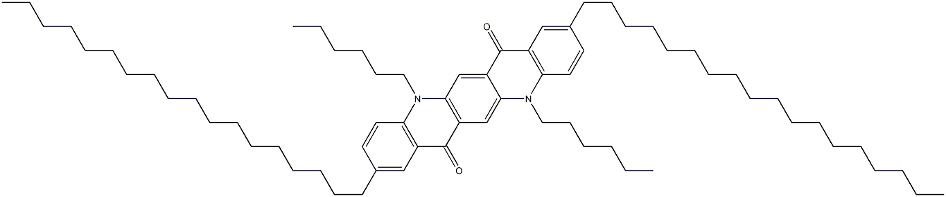  2,9-Dioctadecyl-5,12-dihexyl-5,12-dihydroquino[2,3-b]acridine-7,14-dione