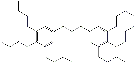 5,5'-(1,3-Propanediyl)bis(1,2,3-tributylbenzene) 结构式