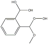 [2-[Hydroperoxy(methoxy)methyl]phenyl]methanediol,,结构式