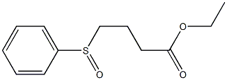 4-Phenylsulfinylbutyric acid ethyl ester Structure