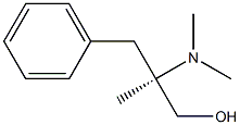 [R,(-)]-2-(Dimethylamino)-2-methyl-3-phenyl-1-propanol,,结构式
