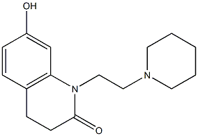 3,4-Dihydro-7-hydroxy-1-(2-piperidinoethyl)-2(1H)-quinolinone