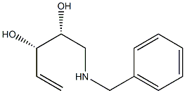 (2R,3S)-1-(ベンジルアミノ)-4-ペンテン-2,3-ジオール 化学構造式