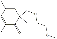  2,4,6-Trimethyl-6-[(2-methoxyethoxy)methyl]-2,4-cyclohexadien-1-one