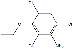 2,4,6-Trichloro-3-ethoxyaniline Struktur