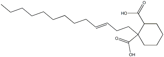 Cyclohexane-1,2-dicarboxylic acid hydrogen 1-(3-tridecenyl) ester 结构式