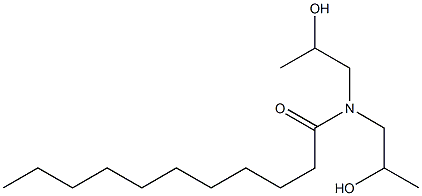 N,N-Bis(2-hydroxypropyl)undecanamide Structure