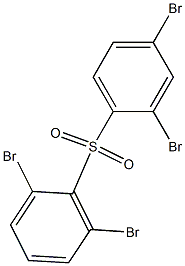 2,4-Dibromophenyl 2,6-dibromophenyl sulfone 结构式