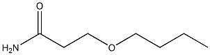 3-Butoxypropionamide Structure